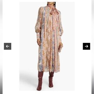 Zimmermann cosmic neck tie dress size us2 NWT